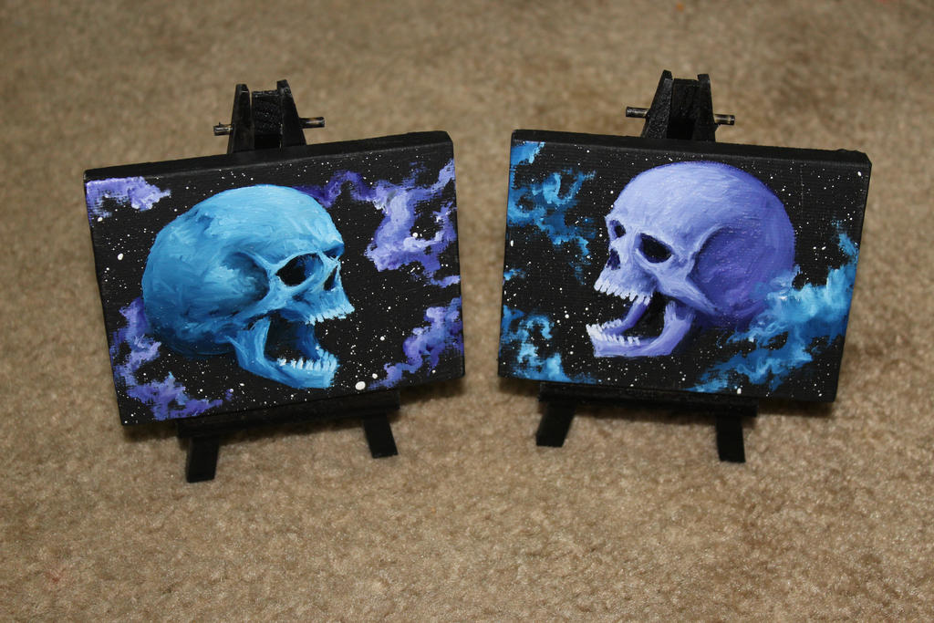 Mini Talking Skulls by scenesbycolleen on DeviantArt