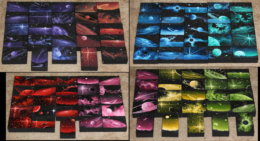 Mini Artomat Spacescapes 1151-1250 by crazycolleeny