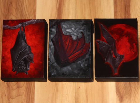 Mini Bat Paintings