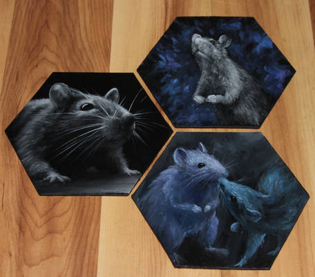 Mini Rat Paintings
