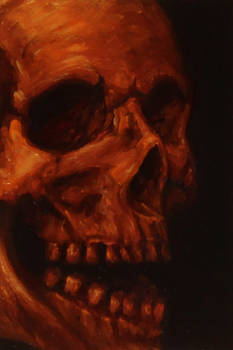 Orange Skull