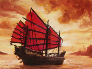 Chinese Junk Ship