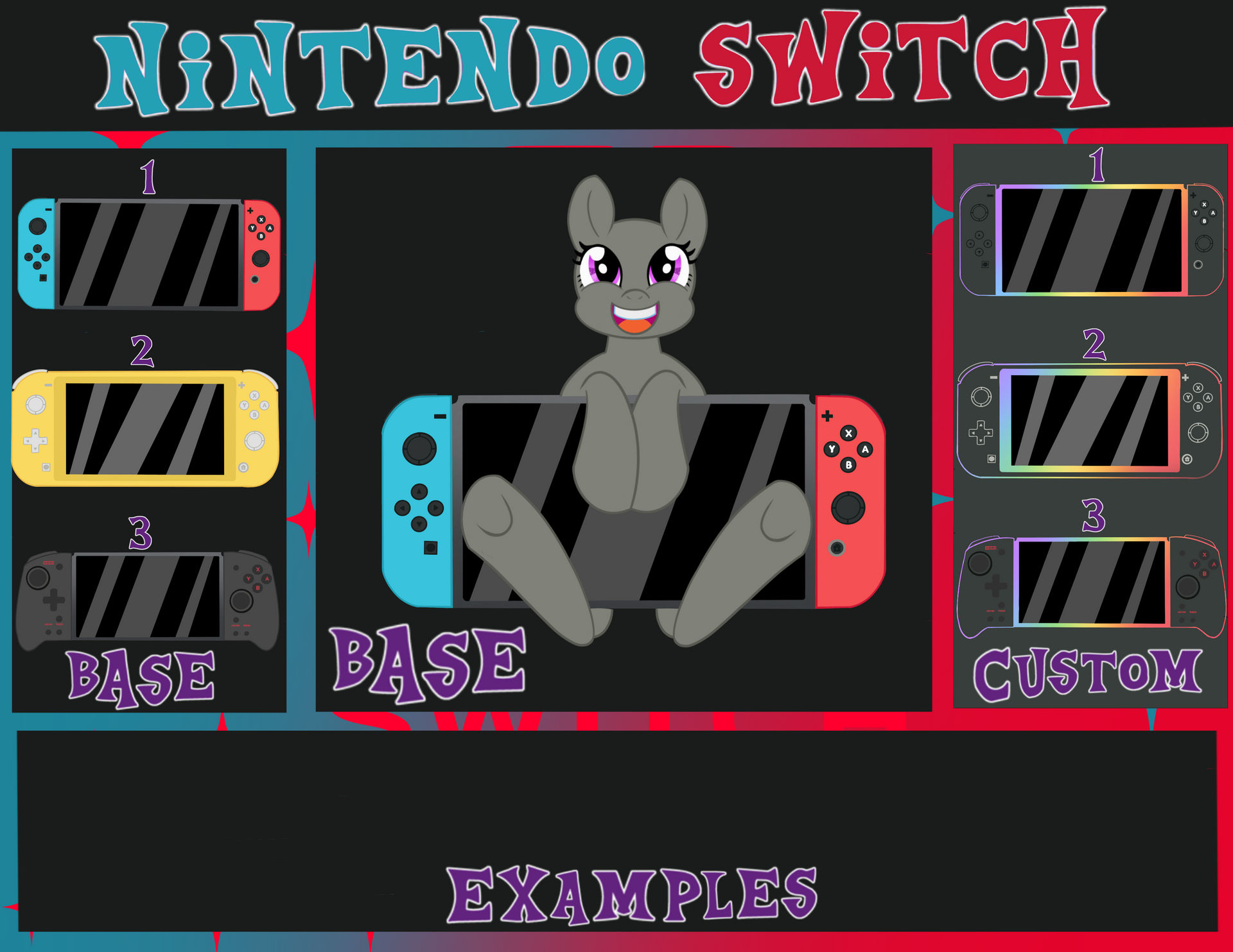 Mlp Switch MLP Nintendo switch controller YCH Open by GaleemLightSeraphim on ...