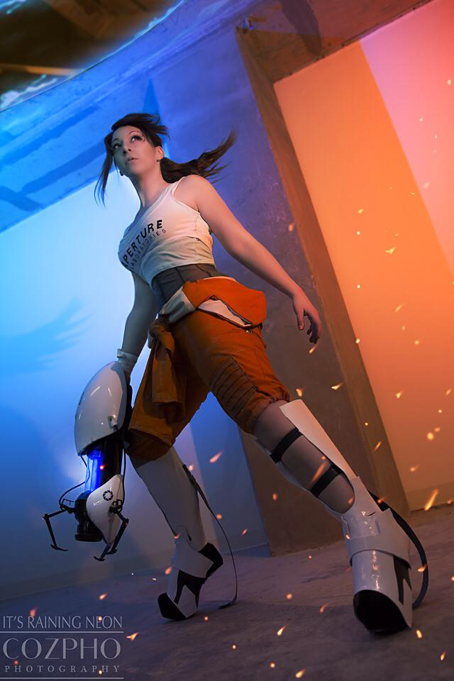 Portal 2 Chell By Its Raining Neon On DeviantArt.