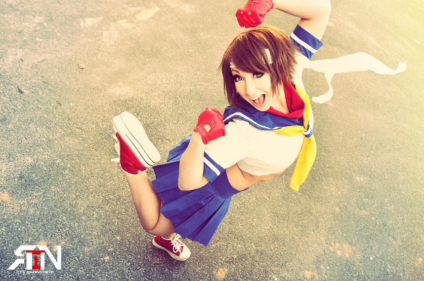 Sakura- Street Fighter Cosplay