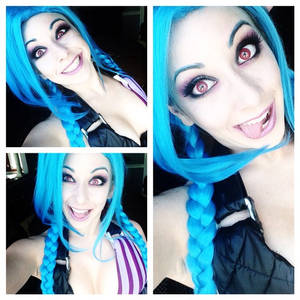 jinx makeup test/ progress