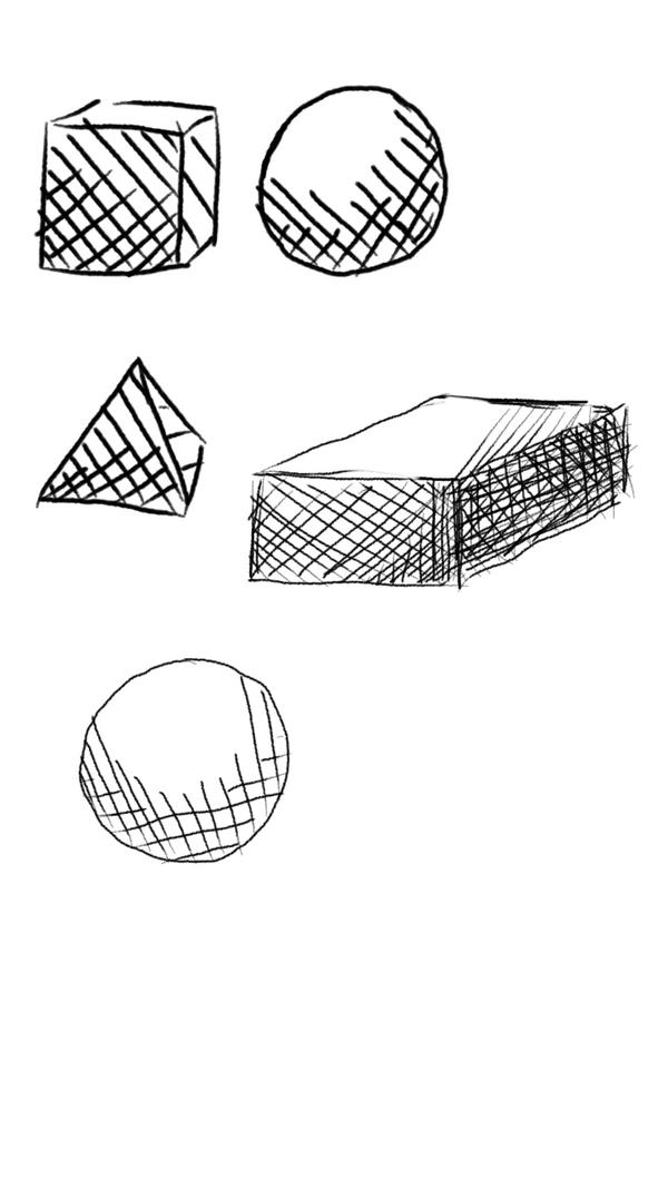 Cross Hatching Rocks CROSS HATCHING TECHNIQUE 1 by akunoneko on DeviantArt