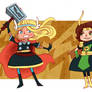 Thor and Loki Girls