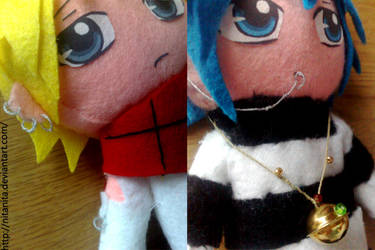 Nobu and Shin plushes 2 by nitanita