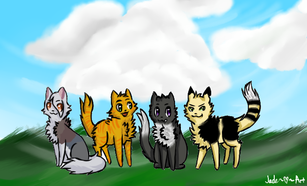 Warrior VA Friends by Jade-Hearts-Art Warrior VA Friends by Jade-Hearts-Art