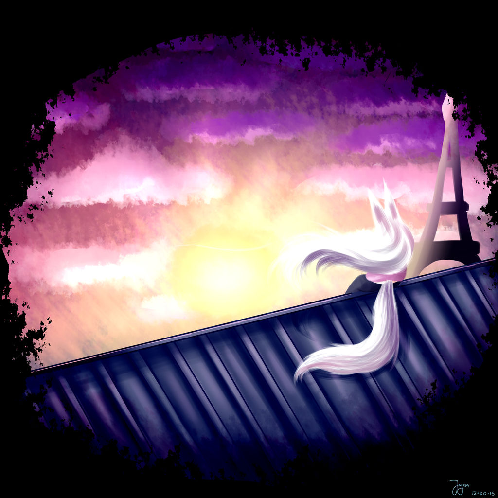 A view in Paris by Jade-Hearts-Art