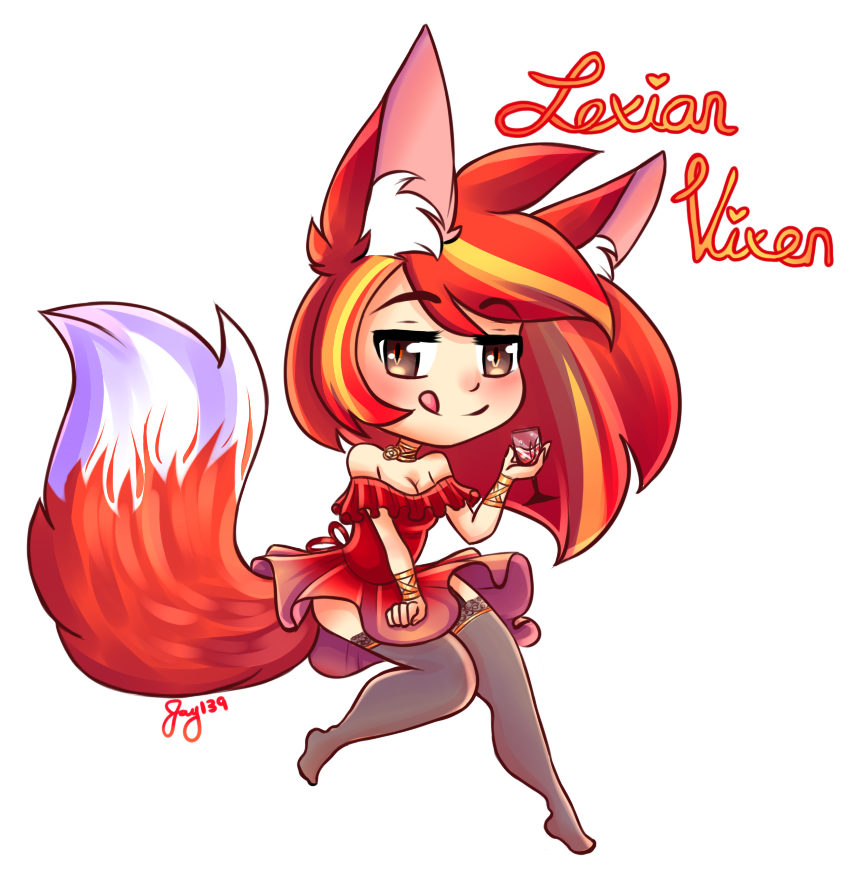 Sexy Vixen by Jade-Hearts-Art
