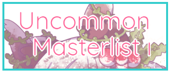Uncommon Masterlist