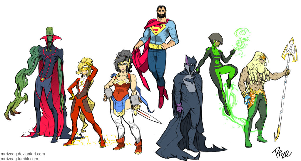 JUSTICE LEAGUE: Redesigned!