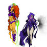 Raven and Starfire