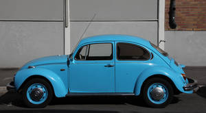 Blue beetle car by Kvaale