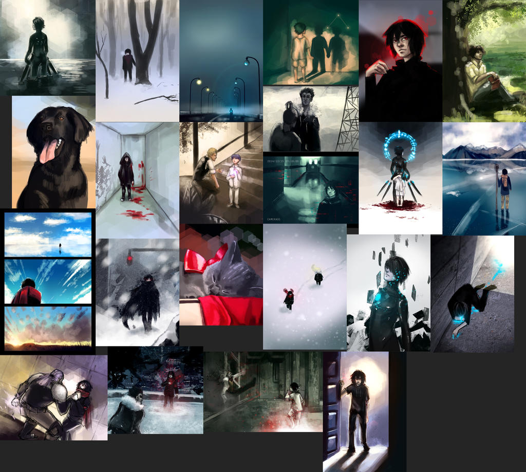 Sketchdump December 2014 [speedpainting]