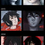 DamaiMikaz: 5 years or drawing faces