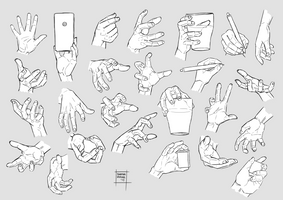 Sketchdump December 2017 [Hands]