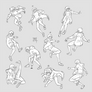 Sketchdump February 2018 [Dynamic poses]