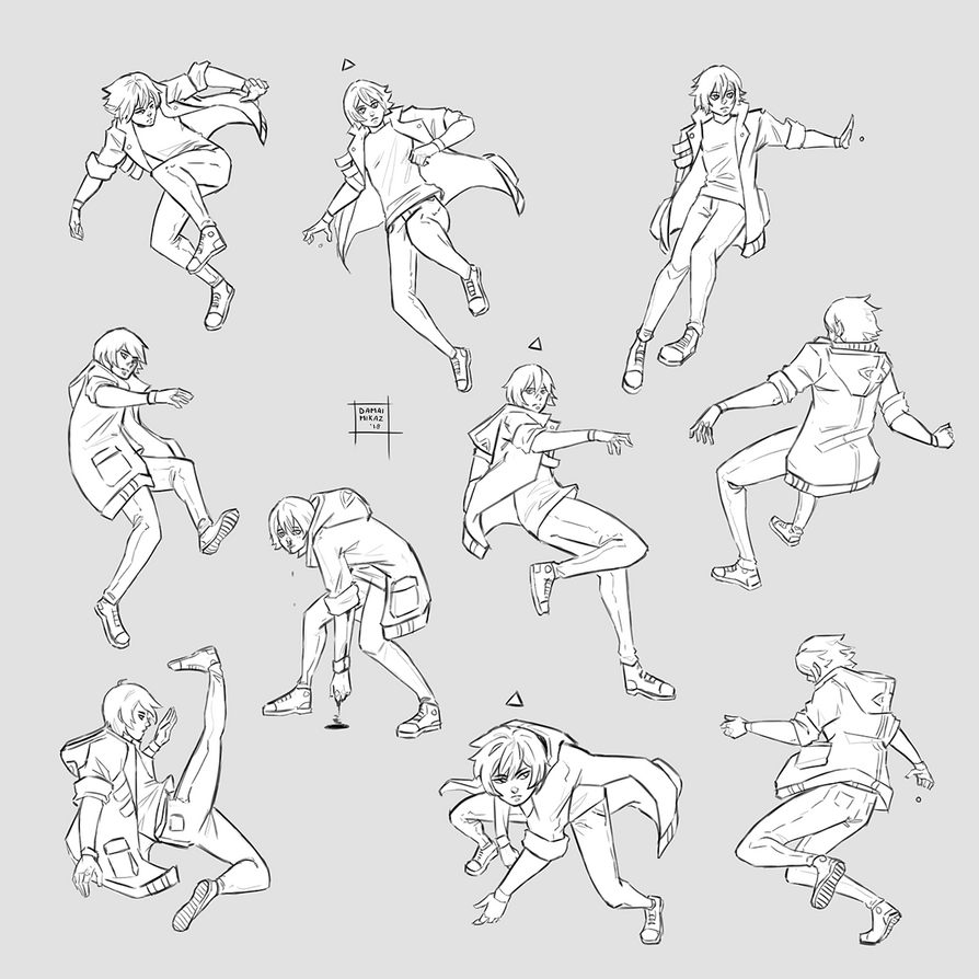 Dynamic Jumping Pose Reference.