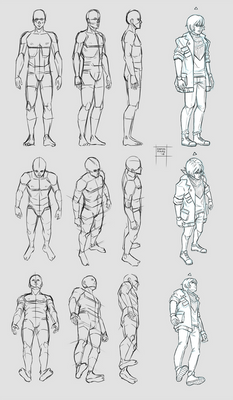 Sketchdump July 2018 [Anatomy and perspective]
