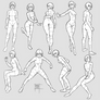 Sketchdump February 2020 [Female poses]