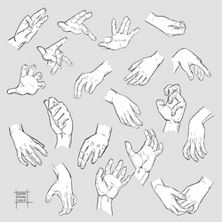 Sketchdump April 2020 [Hands]