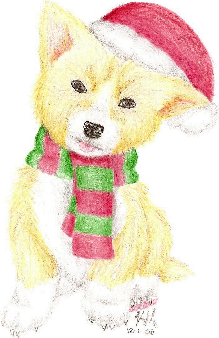 Holiday Corgi