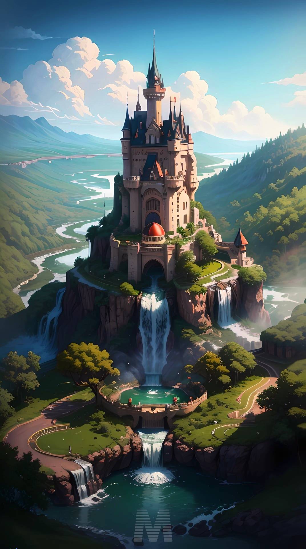 Fantasy castle by IlhamMelati on DeviantArt