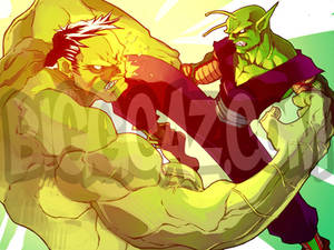 Piccolo vs. Hulk