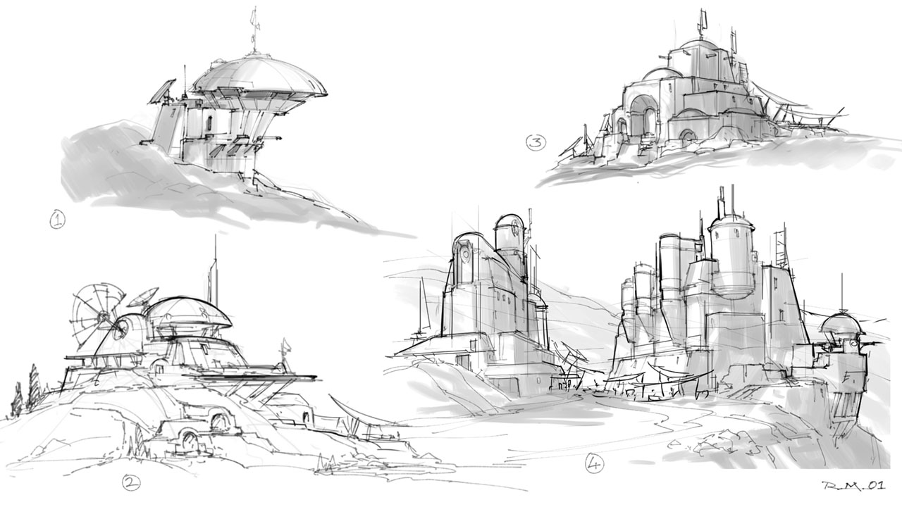 OUTPOST Concept Art - Kitbash3D Set by rmohr on DeviantArt