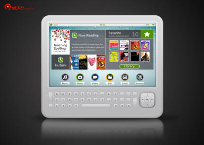 Ebook Reader interface design