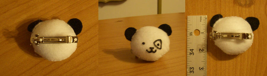 Panda Hair Clip