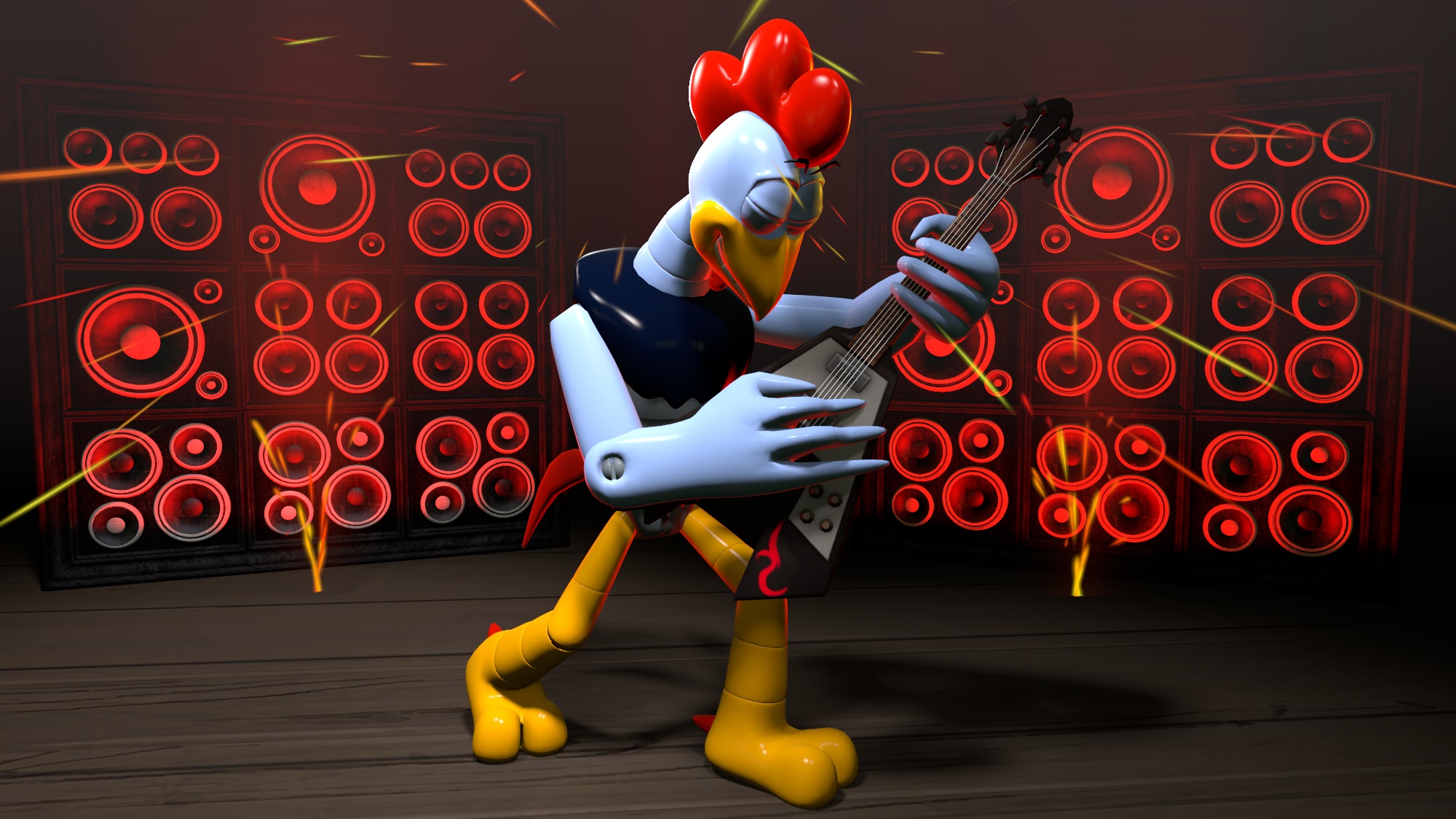 (SFM WIP Update #1) Rockin' Rooster! by OCsDA on DeviantArt