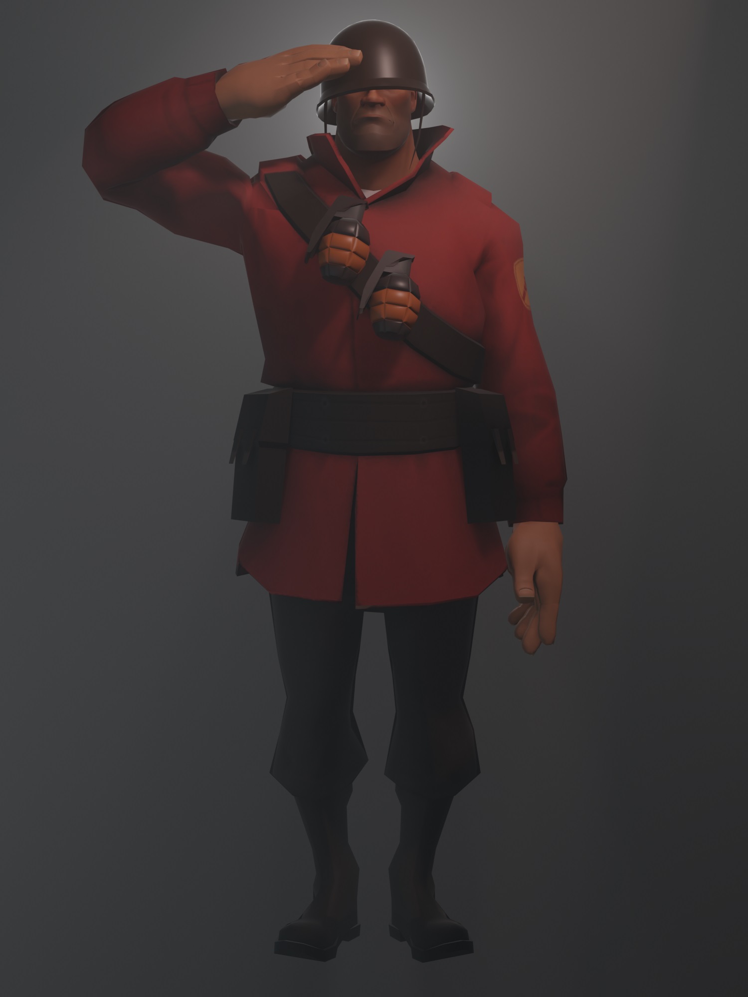 (Blender) Fallen Soldier :RIP Rick May: by OCsDA on DeviantArt