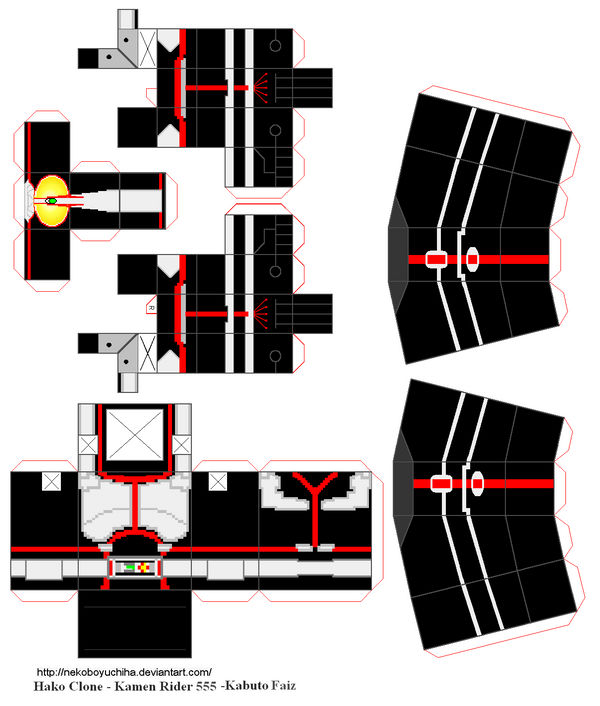 Kamen Rider Faiz 555 Template by NekoBoyUchiha on DeviantArt