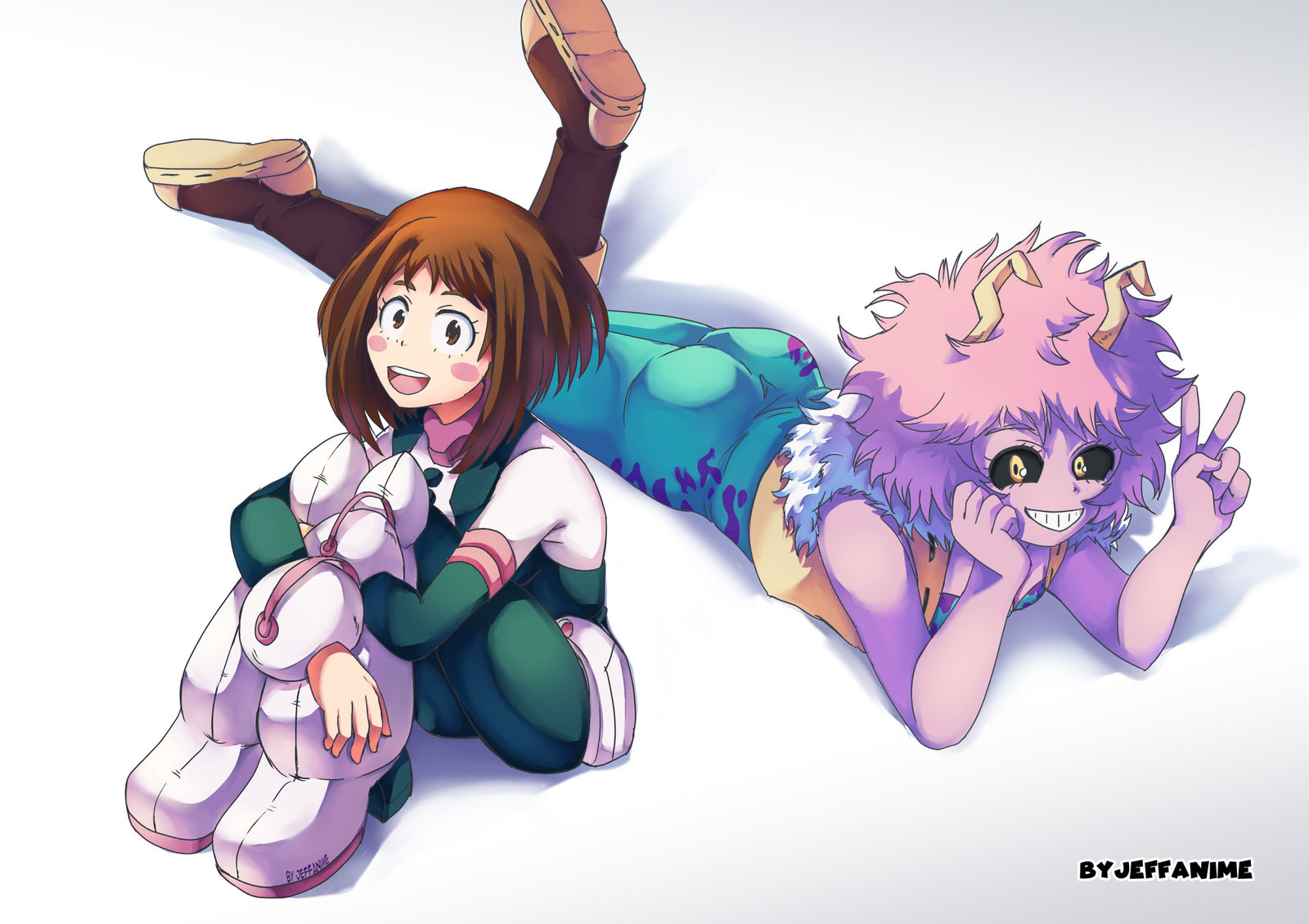 Mina Ochako by Jeffanime on DeviantArt