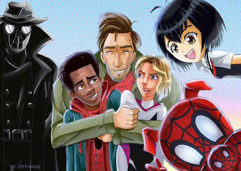 Spider-verse Group Pic