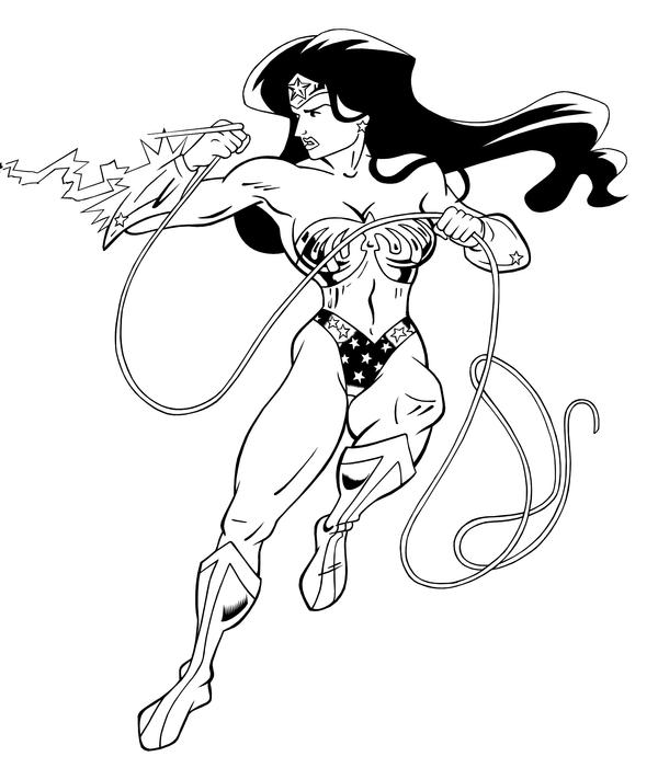 Wonder Woman inked