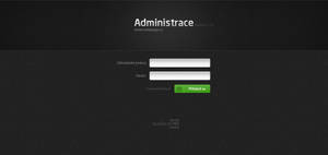 Administration webdesign - login page