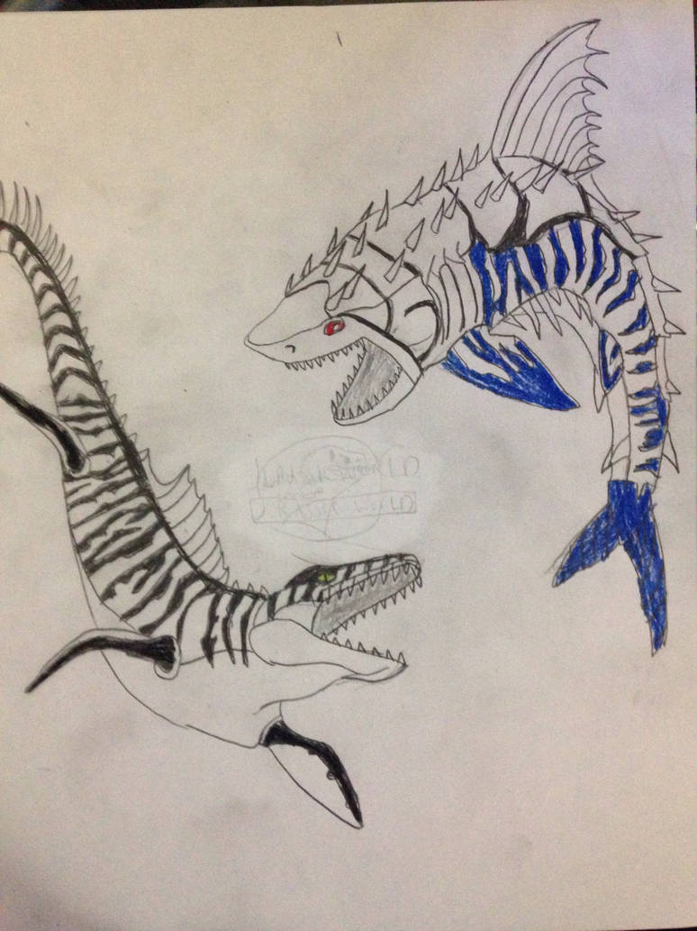 Jurassic World the Game: Mosasaurus VS Megalodon by Kaijufan113 on DeviantArt