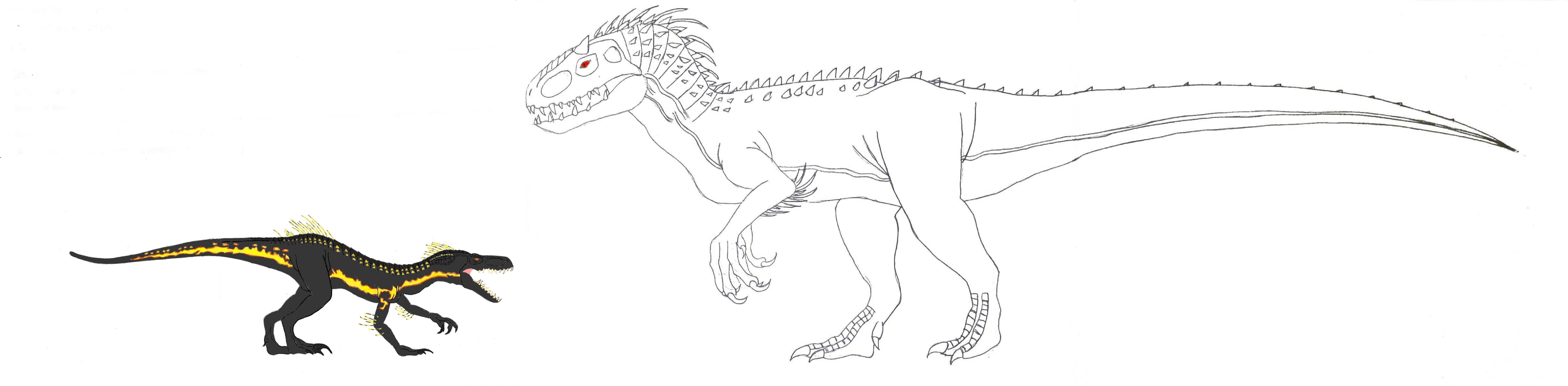 Indominus Rex Indoraptor Coloring Pages Asalade Wallpaper