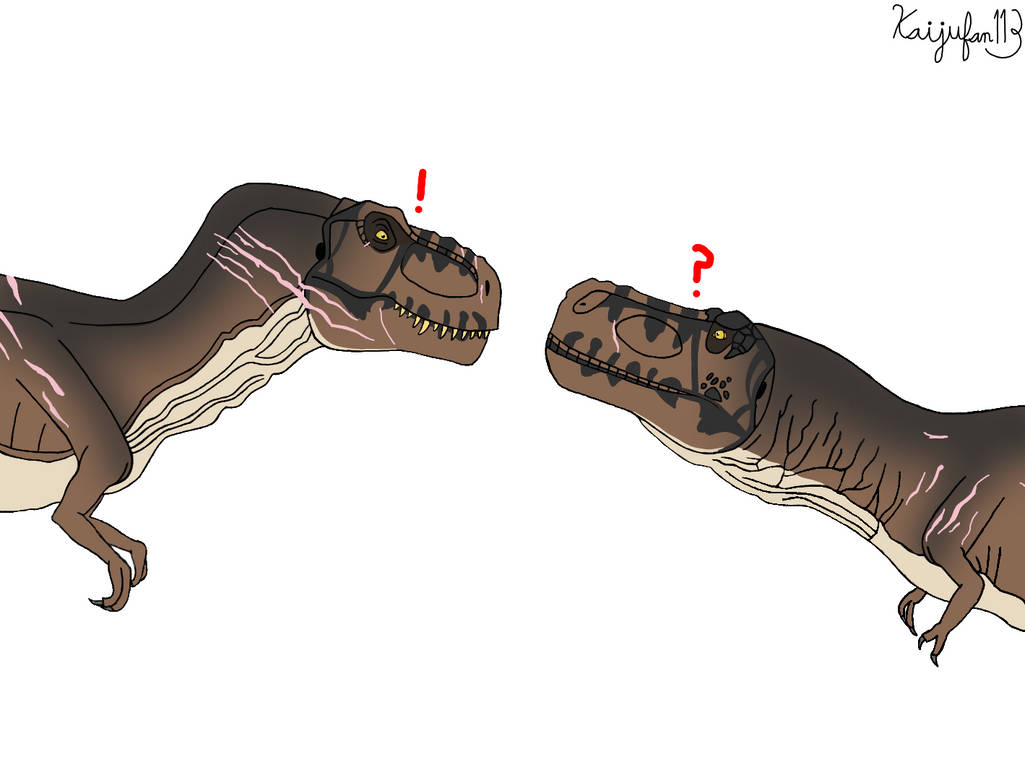 Rexy and Realistic Rexy by KaijuFan113 on DeviantArt