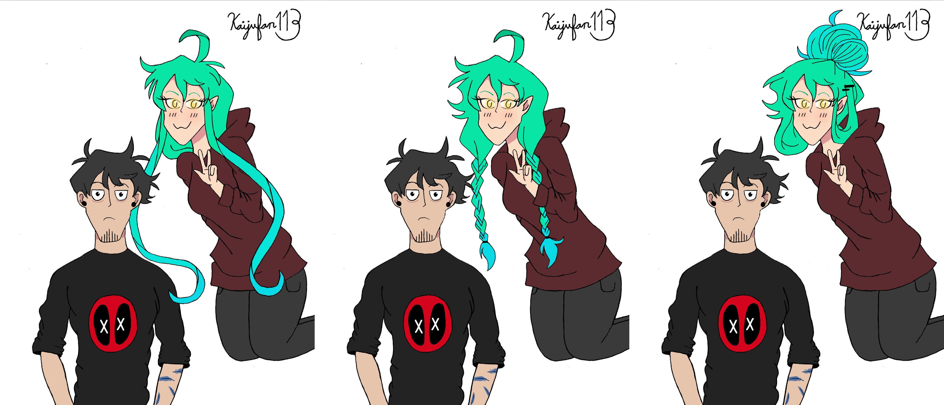 Down to Earth Kade and Zaida by Kaijufan113 on DeviantArt