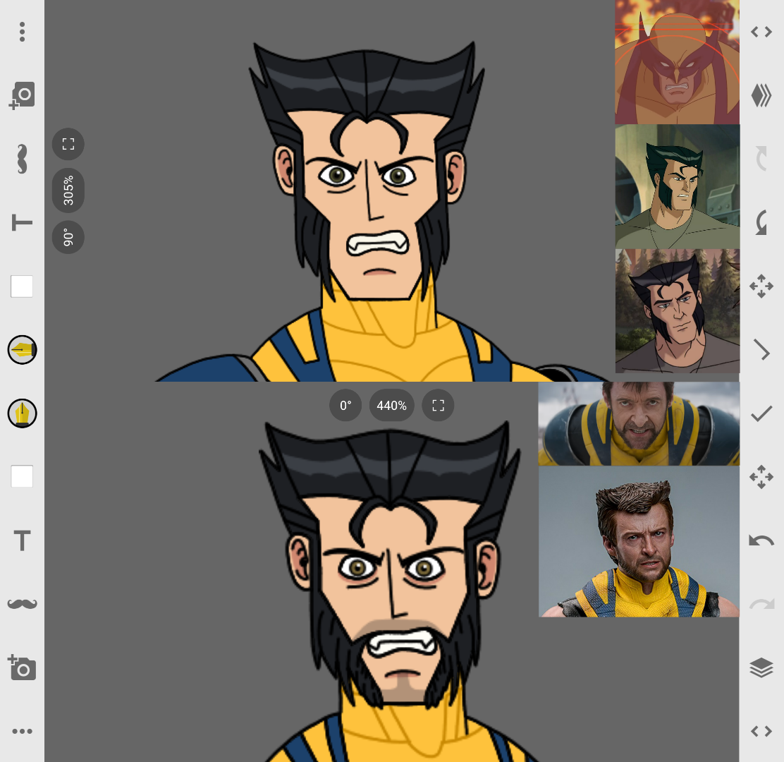 Face Less Wolverine By The Power Of Editing - Wolverine Face by KaijuFan113 on DeviantArt