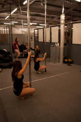 Girls at Pole Fit 9