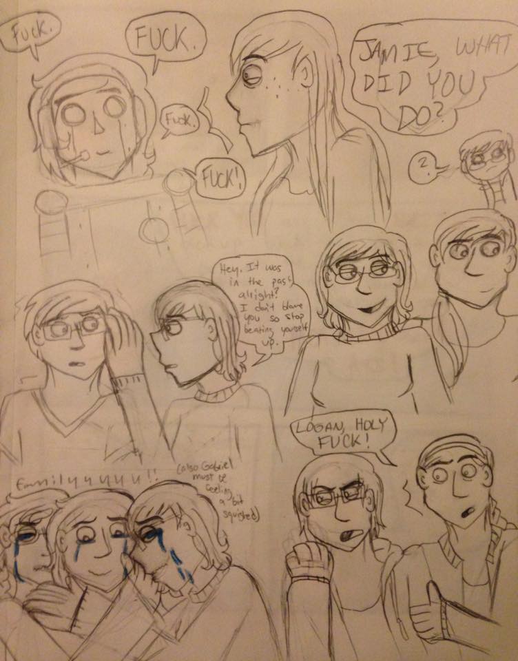 Doodles: Family and Logan surprises Astrid