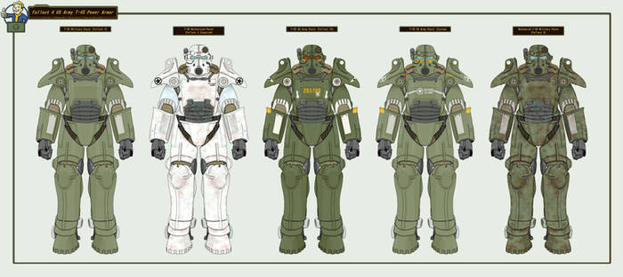 Fallout US Army T-45 Power Armor