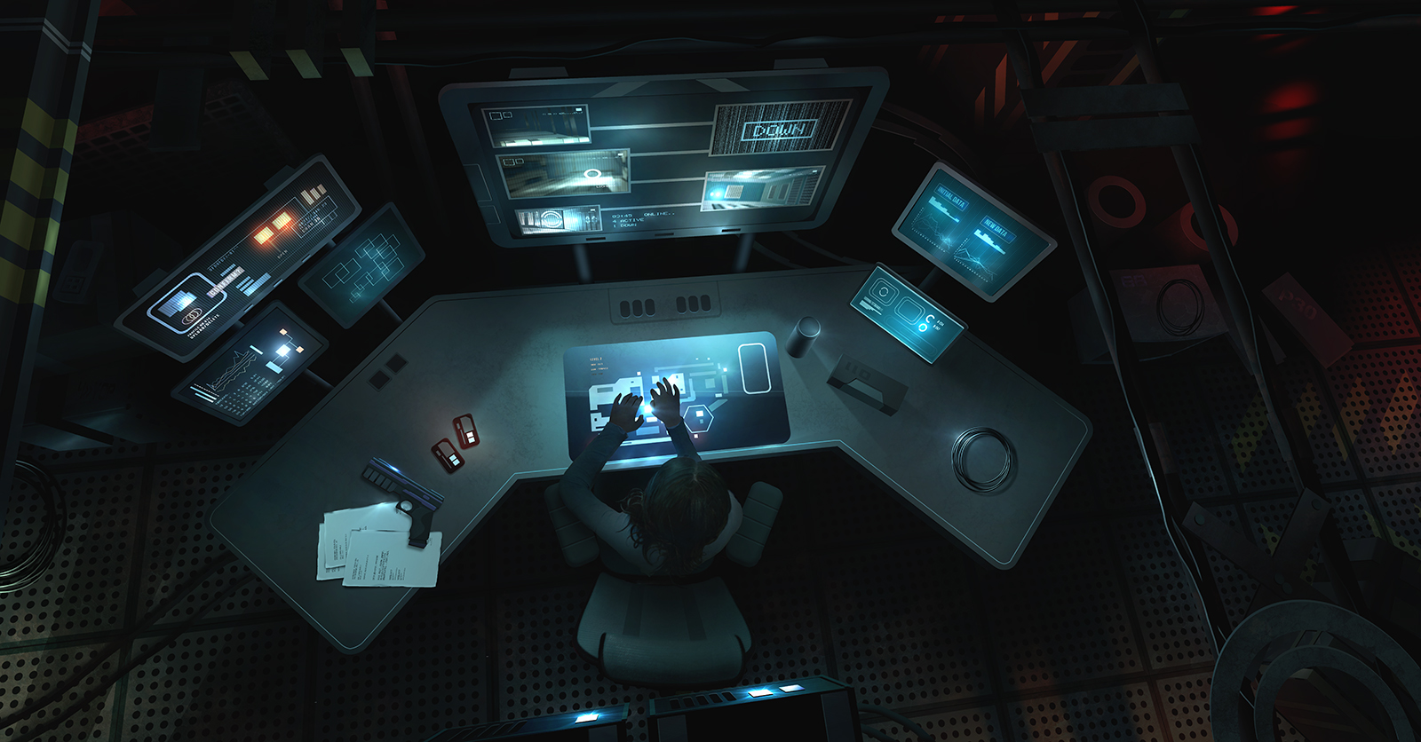 Control Room by JamesLedgerConcepts on DeviantArt